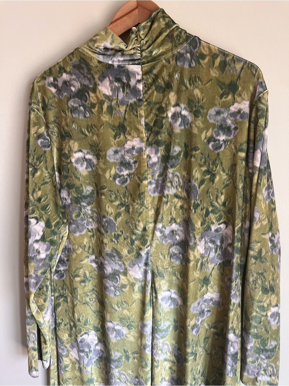 Tuckernuck Muted Meadow Velvet Ellery Dress Women's Size XXXL Fall Party - Picture 8 of 13